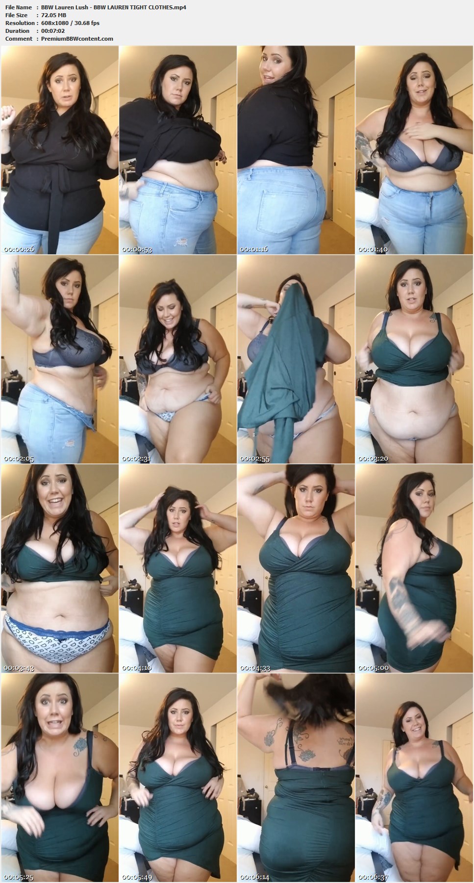 BBW Lauren Lush - BBW LAUREN TIGHT CLOTHES thumbnails