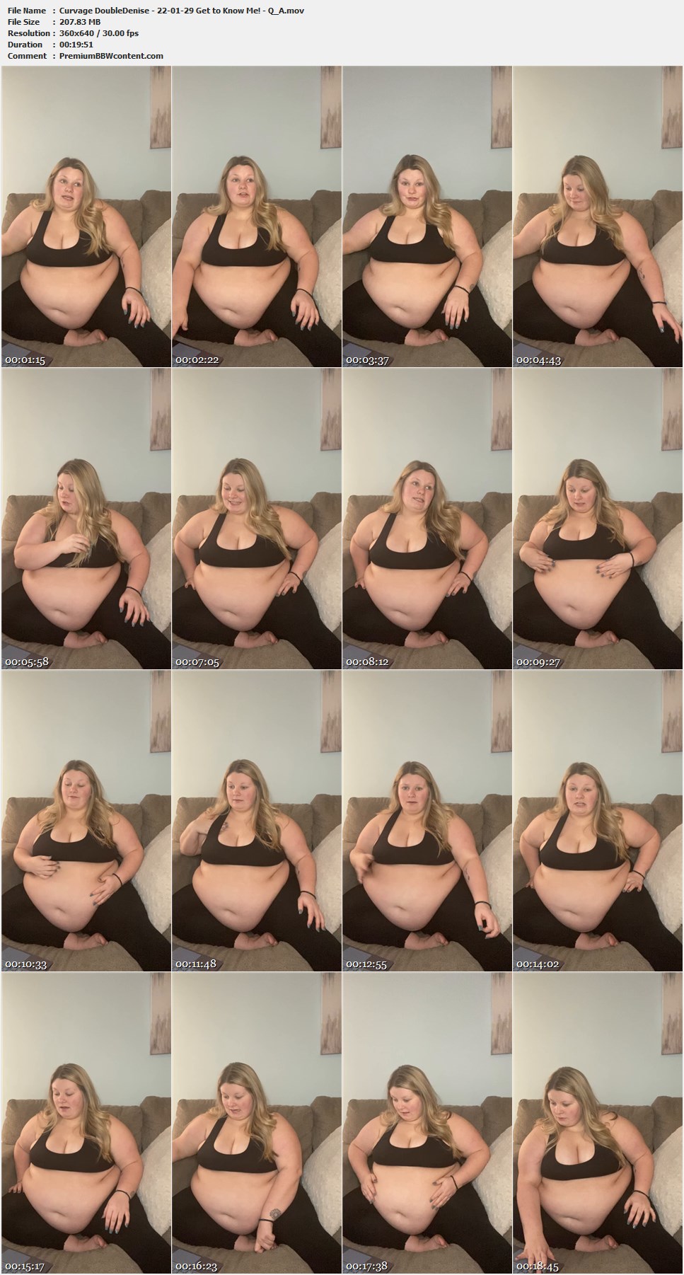 Curvage DoubleDenise - 22-01-29 Get to Know Me! - Q_A thumbnails