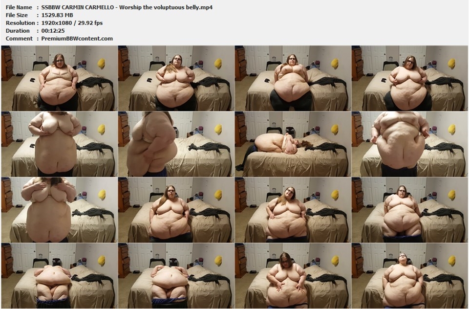 SSBBW CARMIN CARMELLO - Worship the voluptuous belly thumbnails