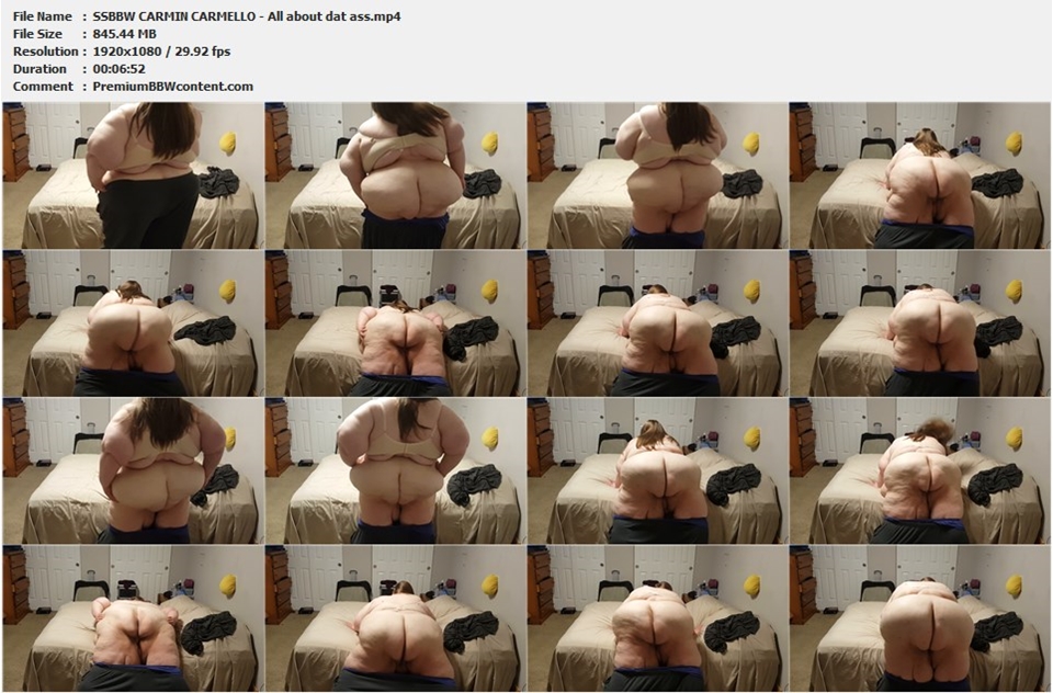 SSBBW CARMIN CARMELLO - All about dat ass thumbnails
