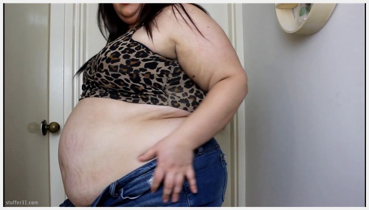 Layla BBW - buttoned up stuffing request part 2