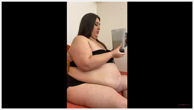 Layla BBW - double weightgain shake request