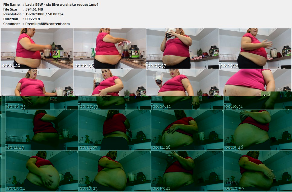 Layla BBW - six litre wg shake request thumbnails