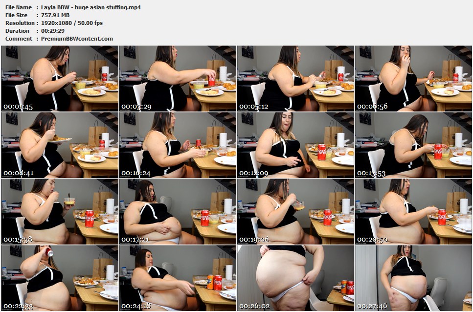 Layla BBW - huge asian stuffing thumbnails