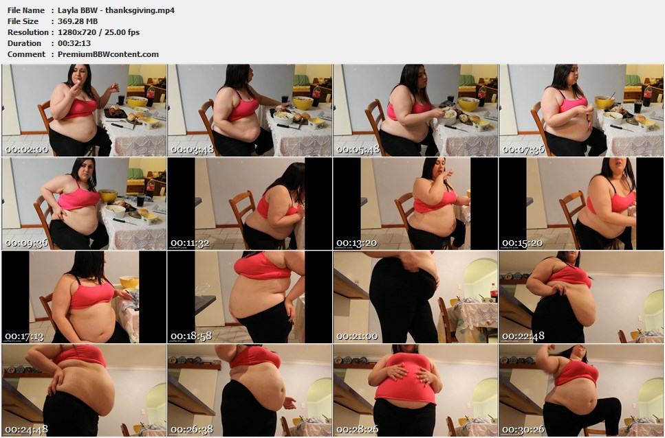 Layla BBW - thanksgiving thumbnails