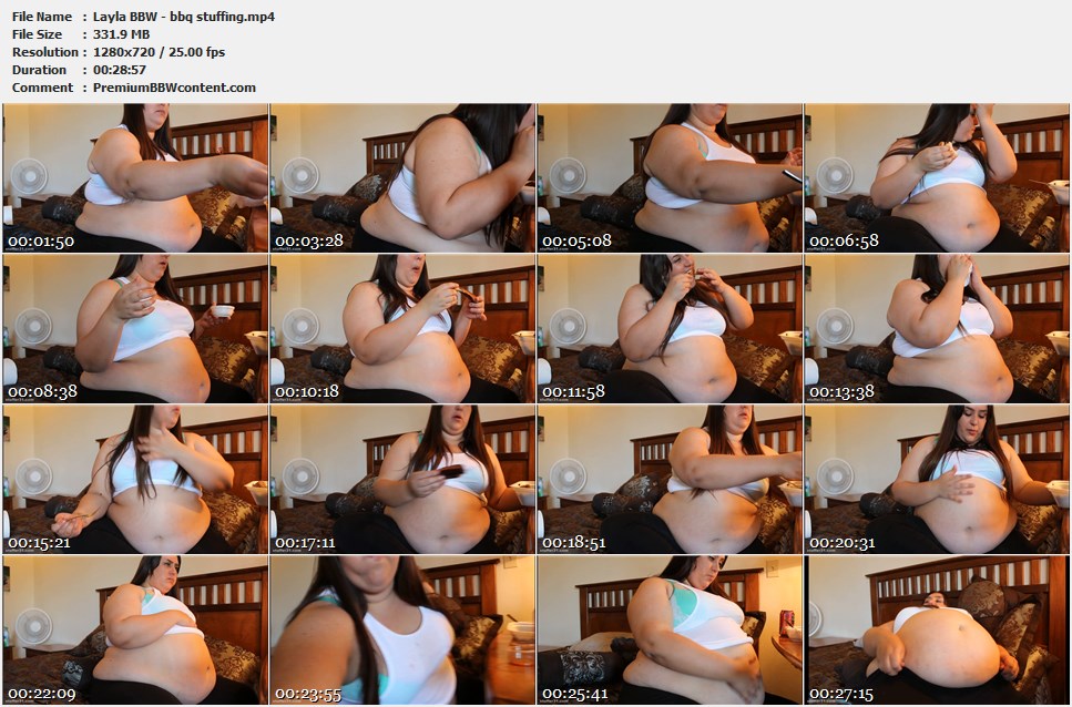 Layla BBW - bbq stuffing thumbnails