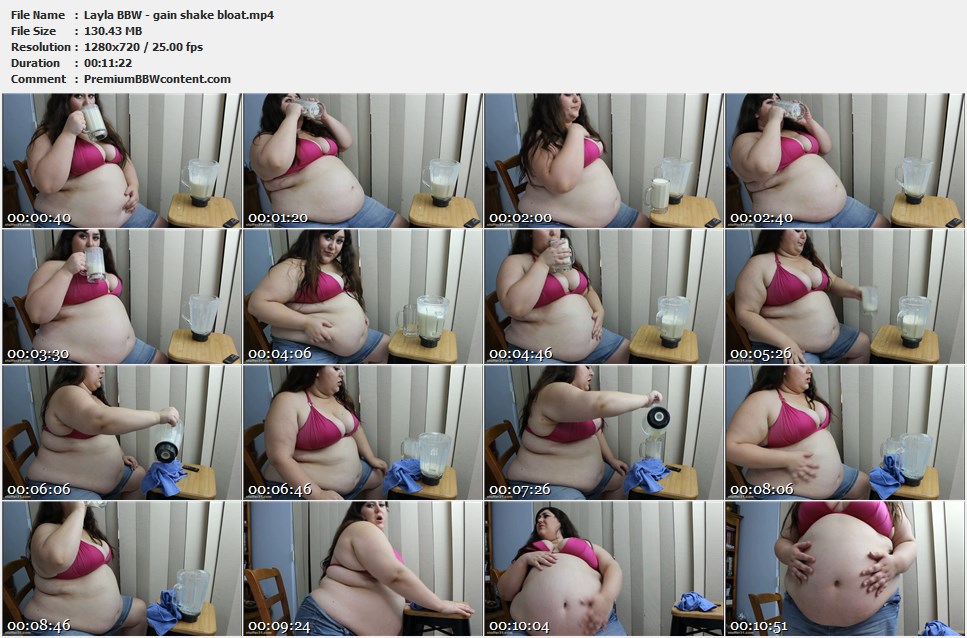 Layla BBW - gain shake bloat thumbnails