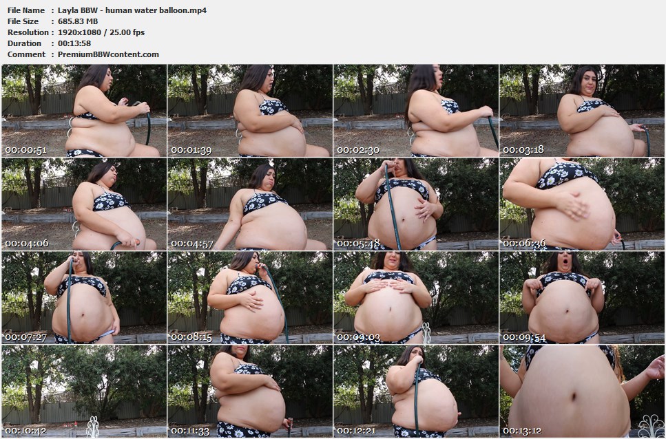 Layla BBW - human water balloon thumbnails