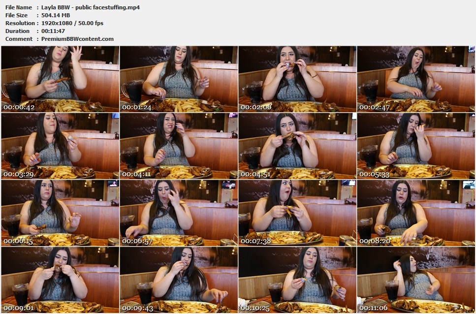 Layla BBW - public facestuffing thumbnails