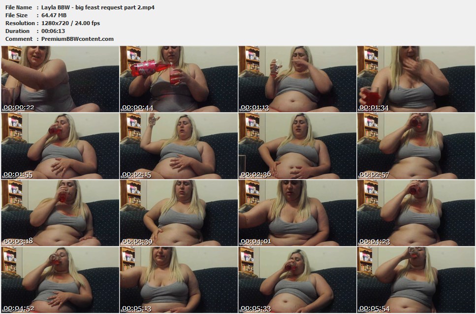 Layla BBW - big feast request part 2 thumbnails