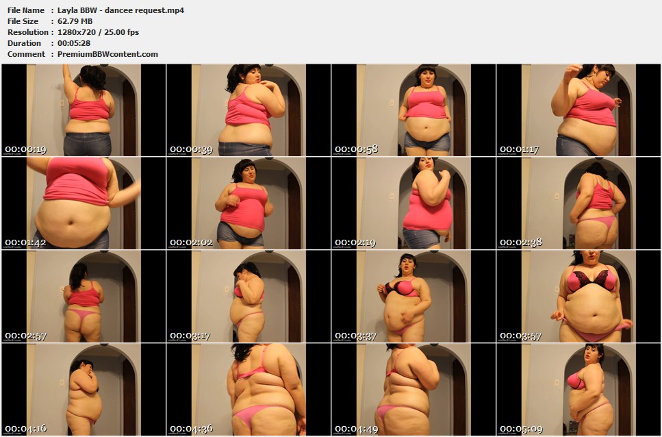 Layla BBW - dancee request thumbnails
