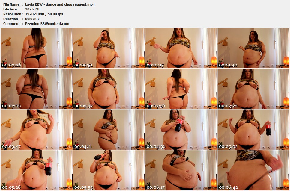 Layla BBW - dance and chug request thumbnails