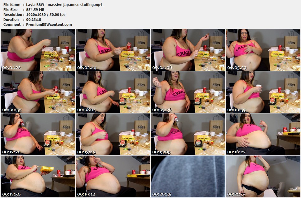 Layla BBW - massive japanese stuffing thumbnails