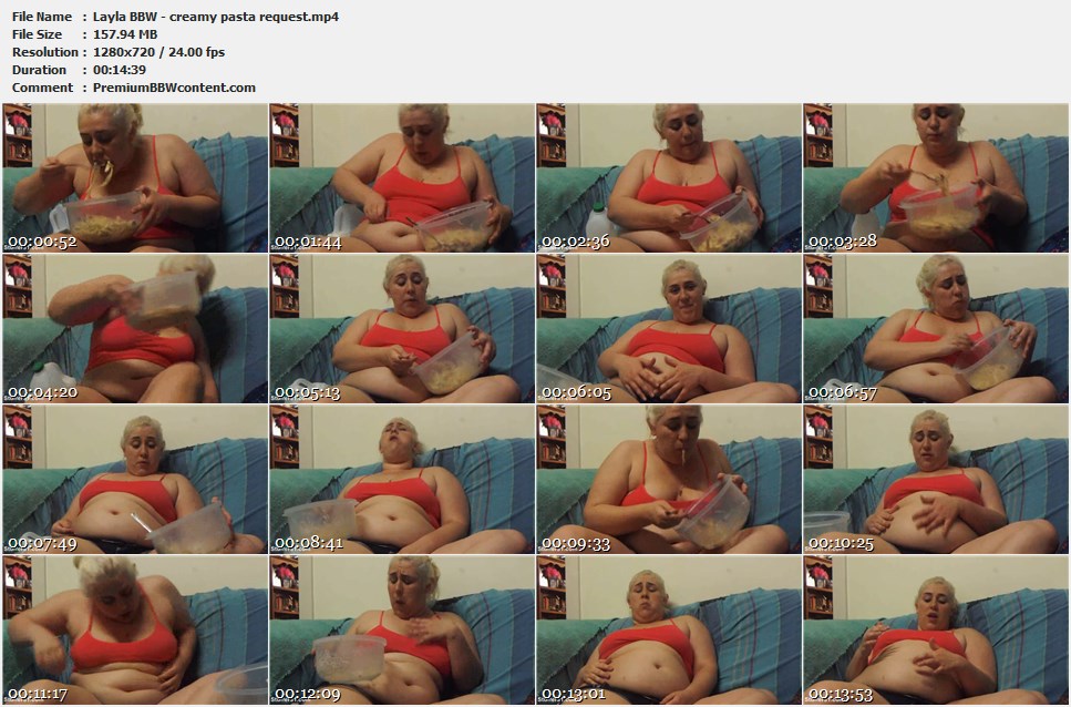 Layla BBW - creamy pasta request thumbnails