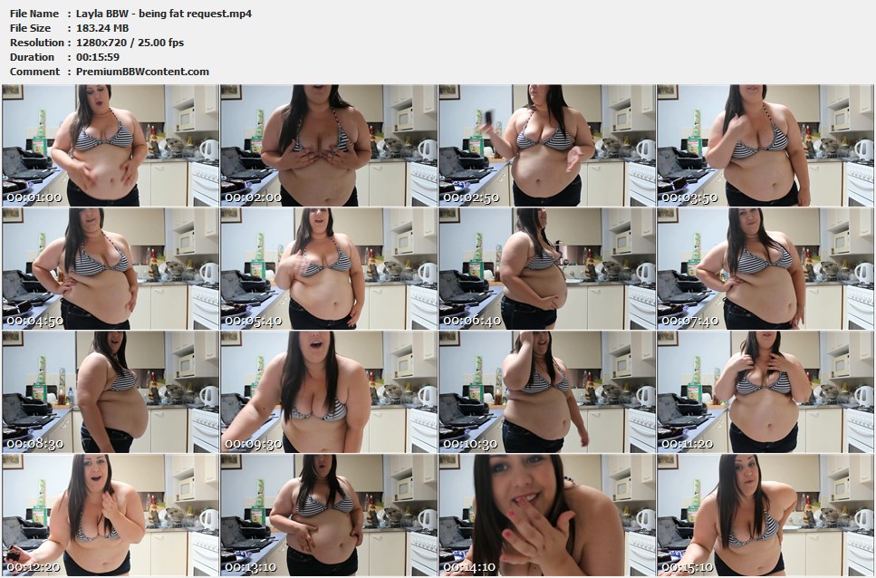 Layla BBW - being fat request thumbnails