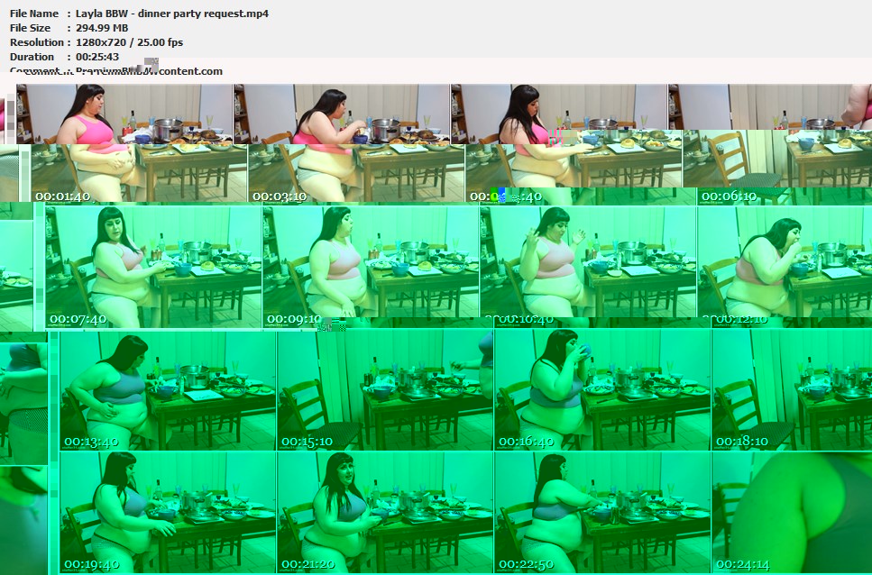 Layla BBW - dinner party request thumbnails