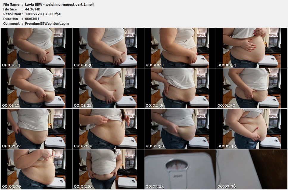 Layla BBW - weighing request part 2 thumbnails