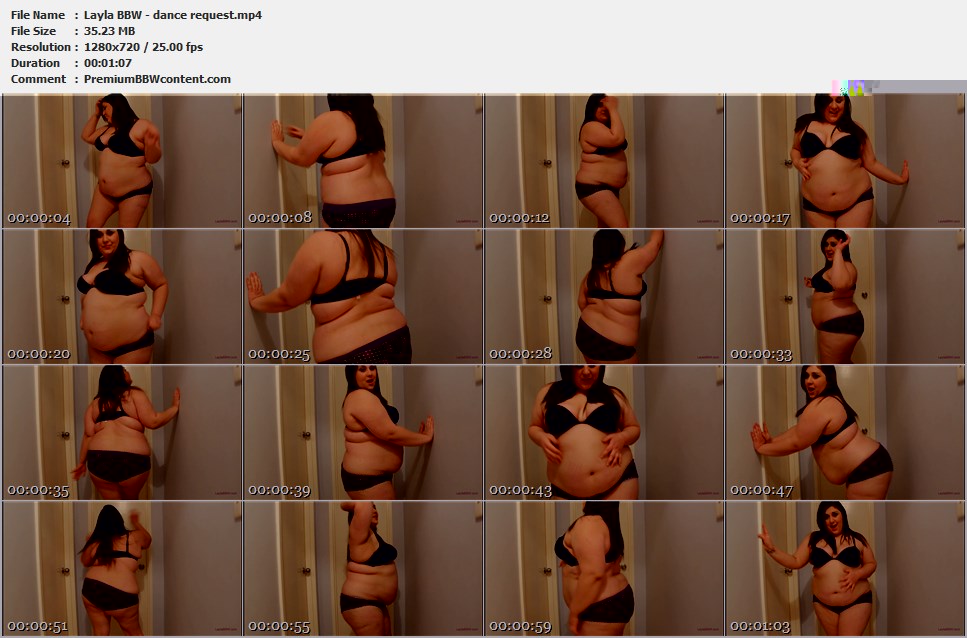 Layla BBW - dance request thumbnails