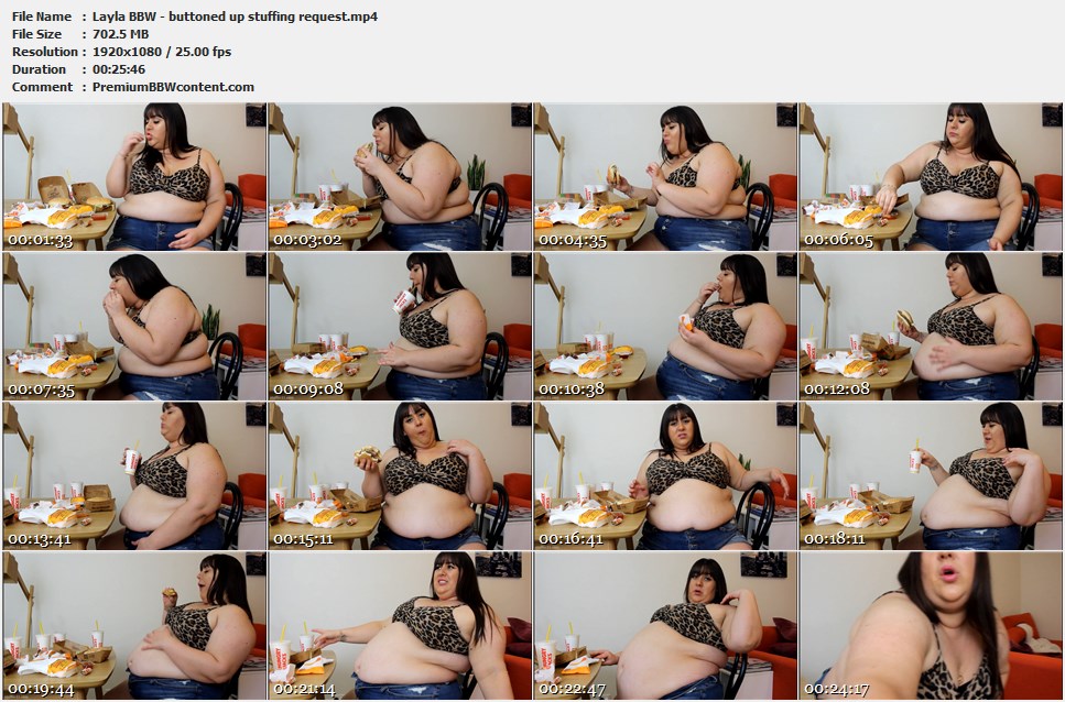Layla BBW - buttoned up stuffing request thumbnails