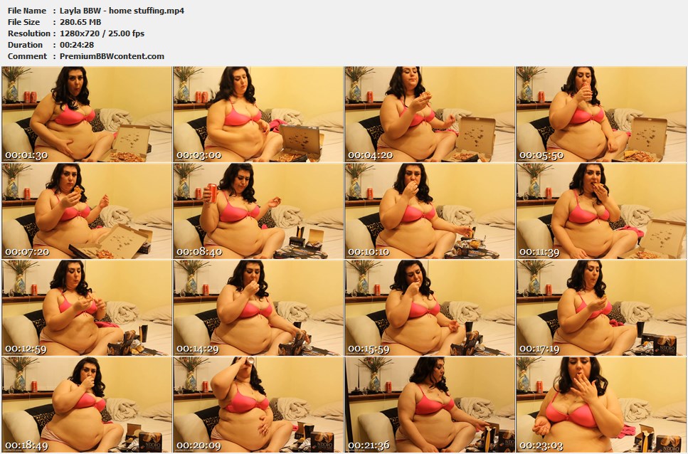 Layla BBW - home stuffing thumbnails