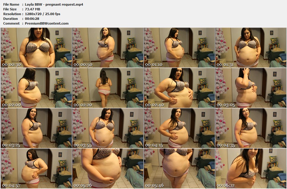 Layla BBW - pregnant request thumbnails