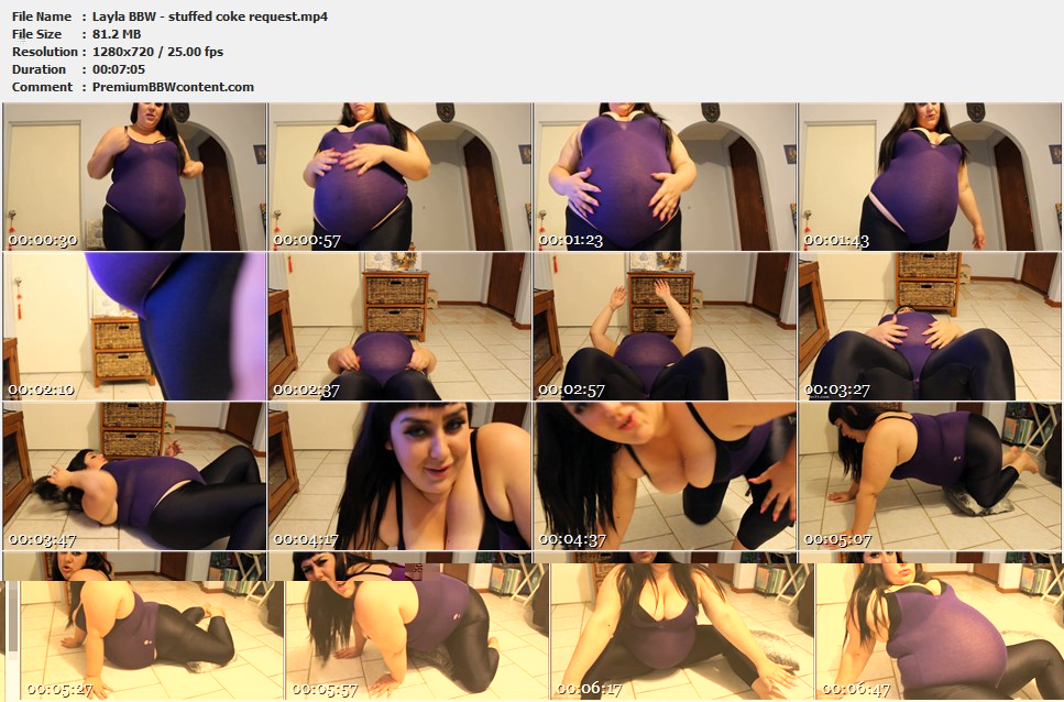 Layla BBW - stuffed coke request thumbnails