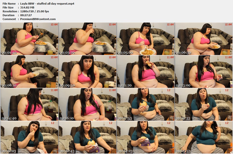 Layla BBW - stuffed all day request thumbnails