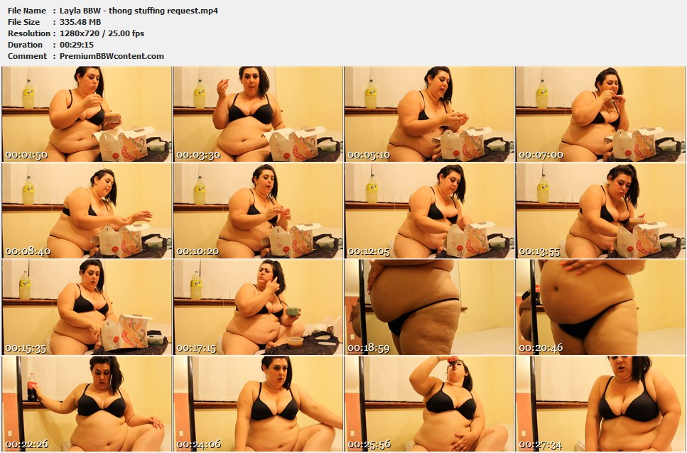 Layla BBW - thong stuffing request thumbnails
