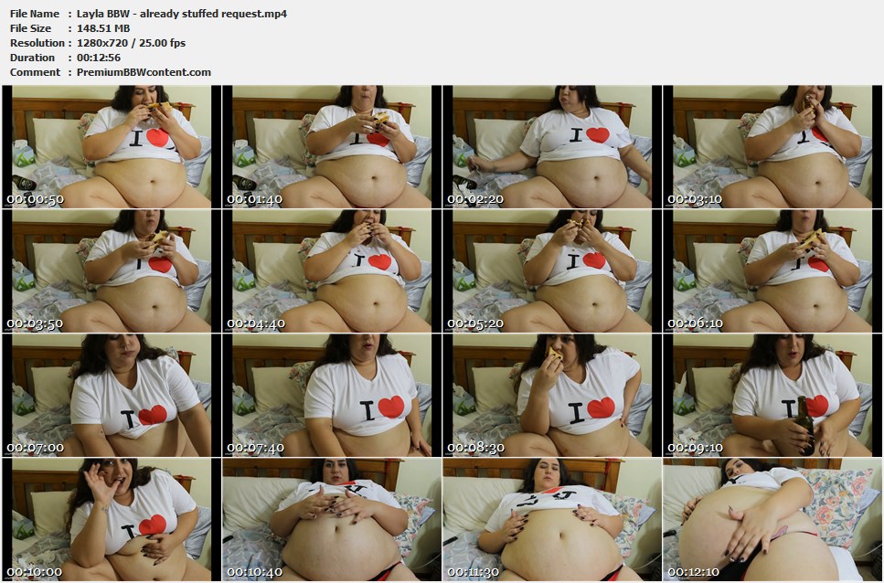 Layla BBW - already stuffed request thumbnails