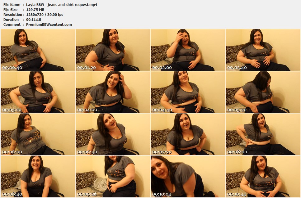 Layla BBW - jeans and shirt request thumbnails
