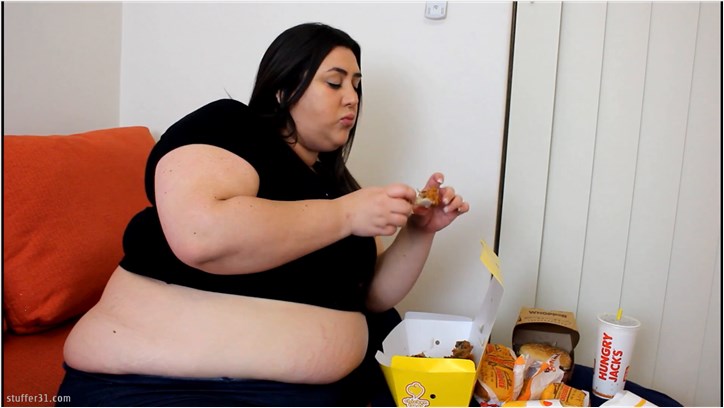 Layla BBW - double fast food stuffing request