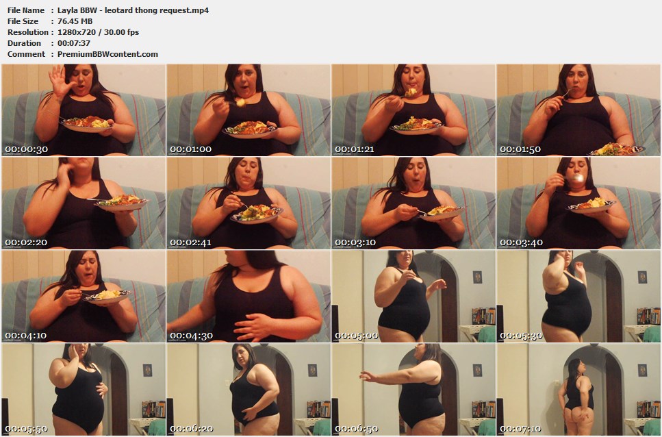Layla BBW - leotard thong request thumbnails