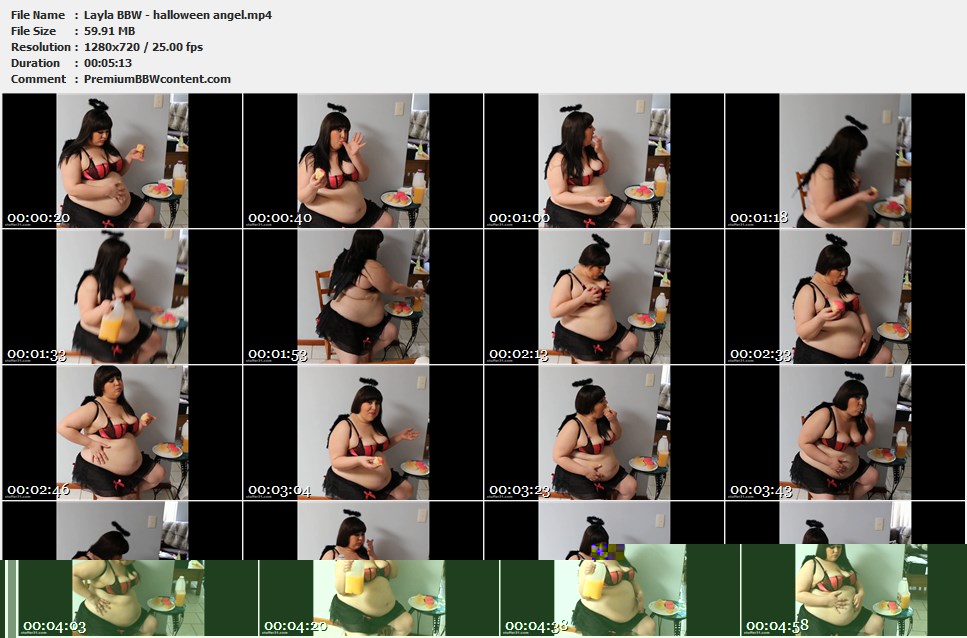Layla BBW - halloween angel thumbnails
