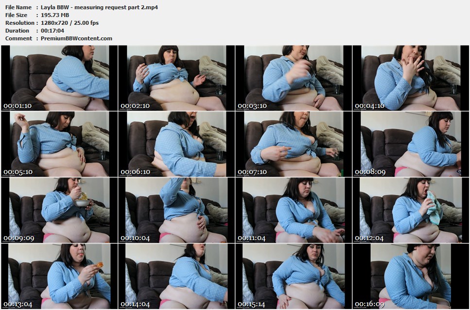 Layla BBW - measuring request part 2 thumbnails