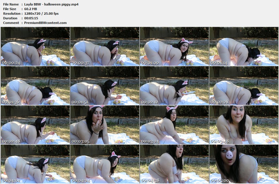 Layla BBW - halloween piggy thumbnails