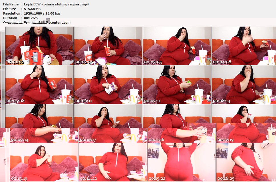 Layla BBW - onesie stuffing request thumbnails