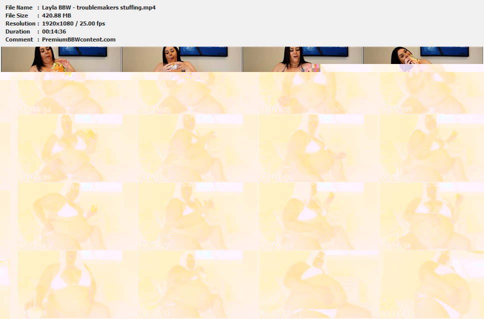 Layla BBW - troublemakers stuffing thumbnails