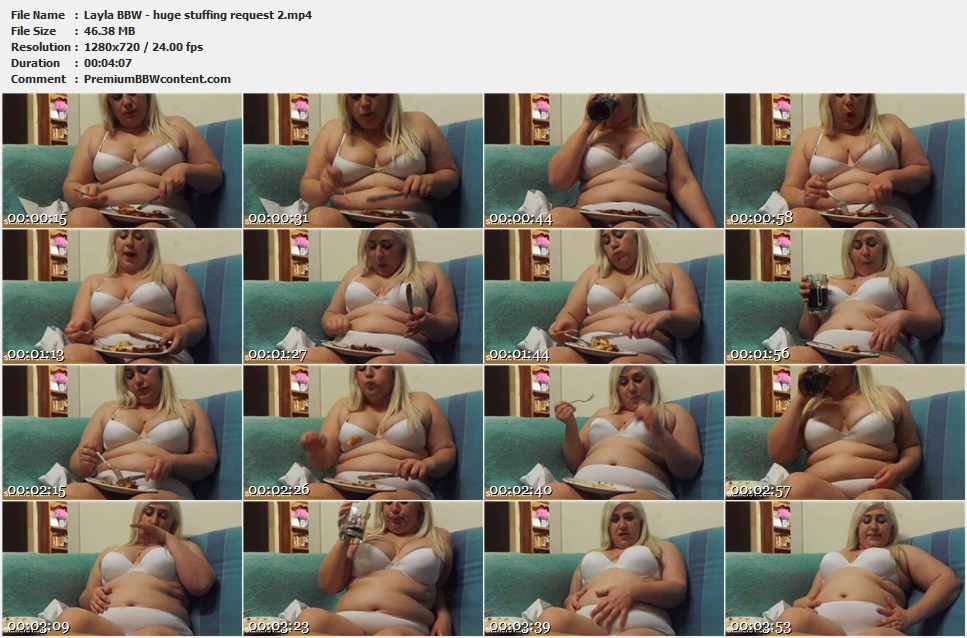 Layla BBW - huge stuffing request 2 thumbnails