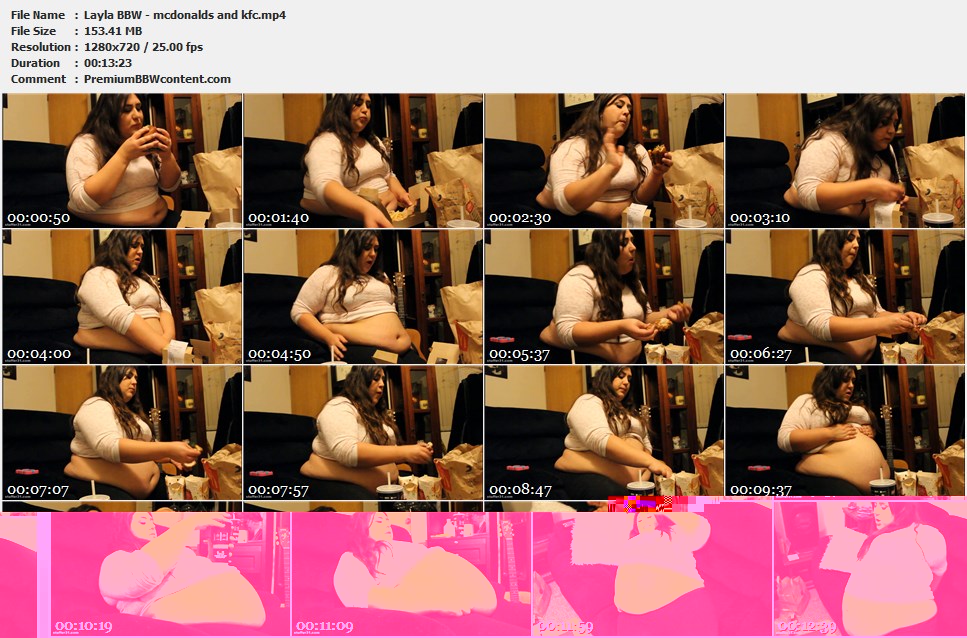 Layla BBW - mcdonalds and kfc thumbnails