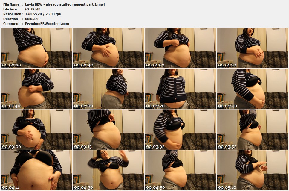Layla BBW - already stuffed request part 2 thumbnails