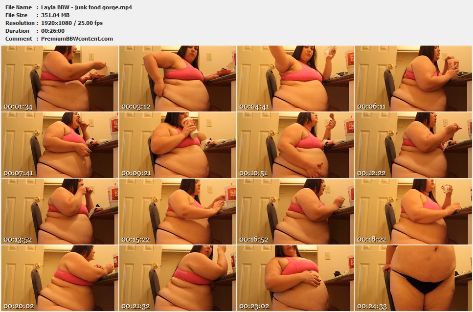 Layla BBW - junk food gorge thumbnails