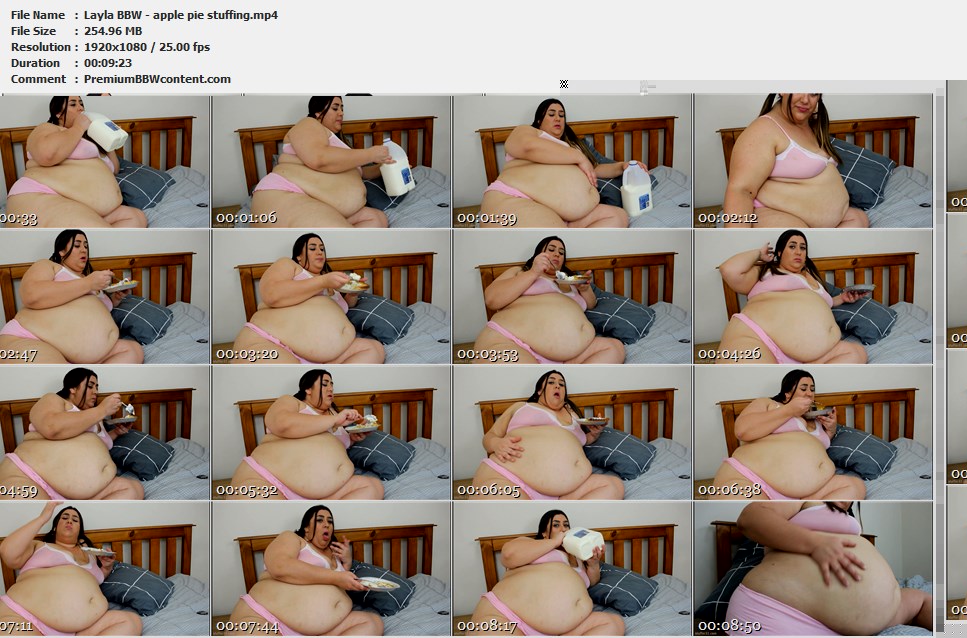 Layla BBW - apple pie stuffing thumbnails