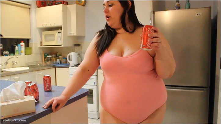 Layla BBW - leotard and coke request