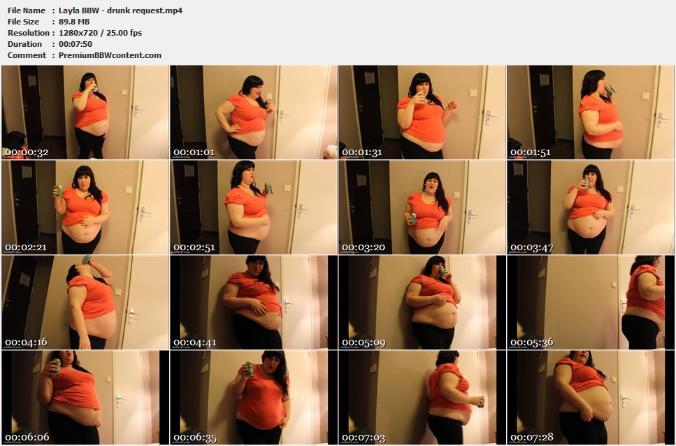 Layla BBW - drunk request thumbnails