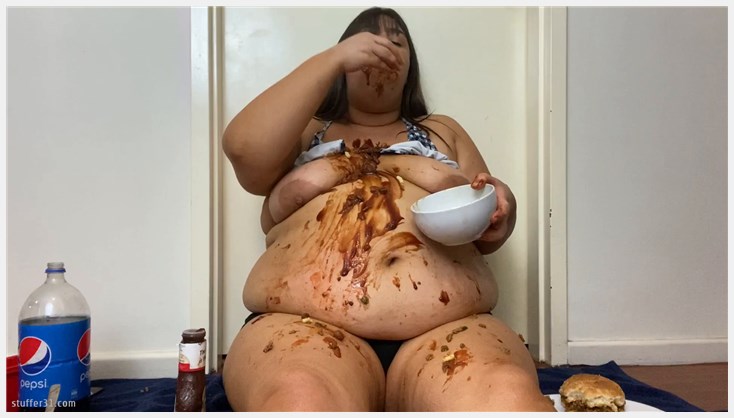 Layla BBW - messy bbq request