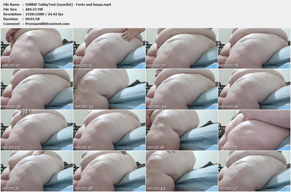 SSBBW TubbyToni (nyanfat) - Farts and burps thumbnails