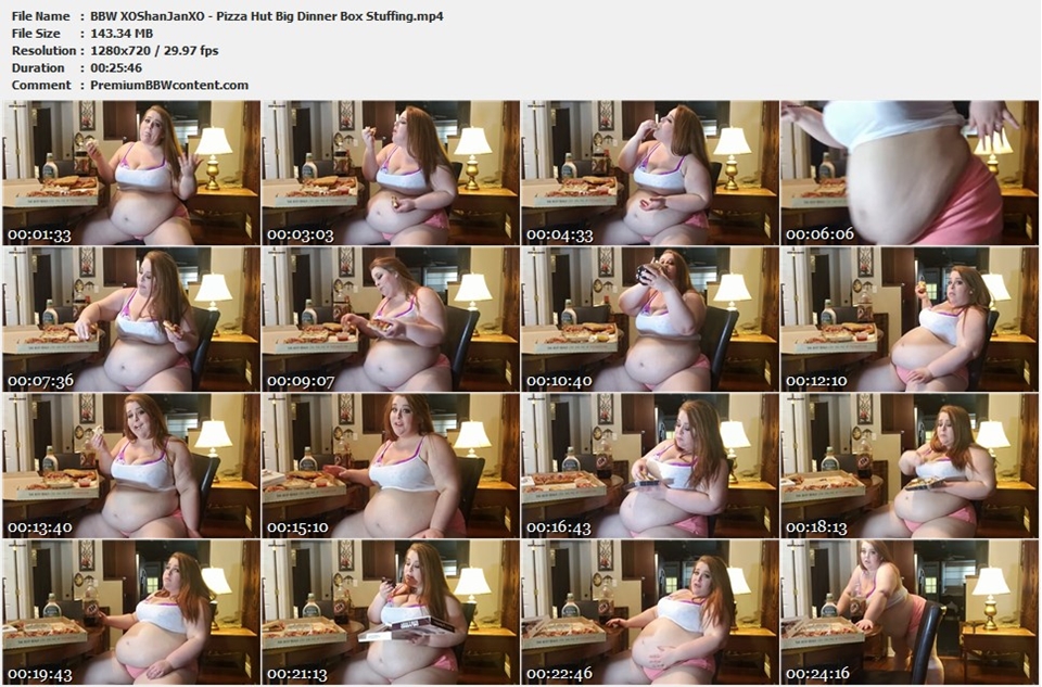 BBW XOShanJanXO - Pizza Hut Big Dinner Box Stuffing thumbnails