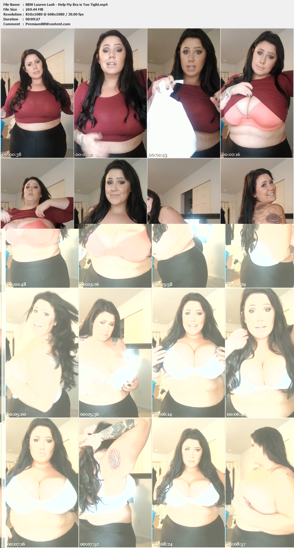 BBW Lauren Lush - Help My Bra is Too Tight thumbnails