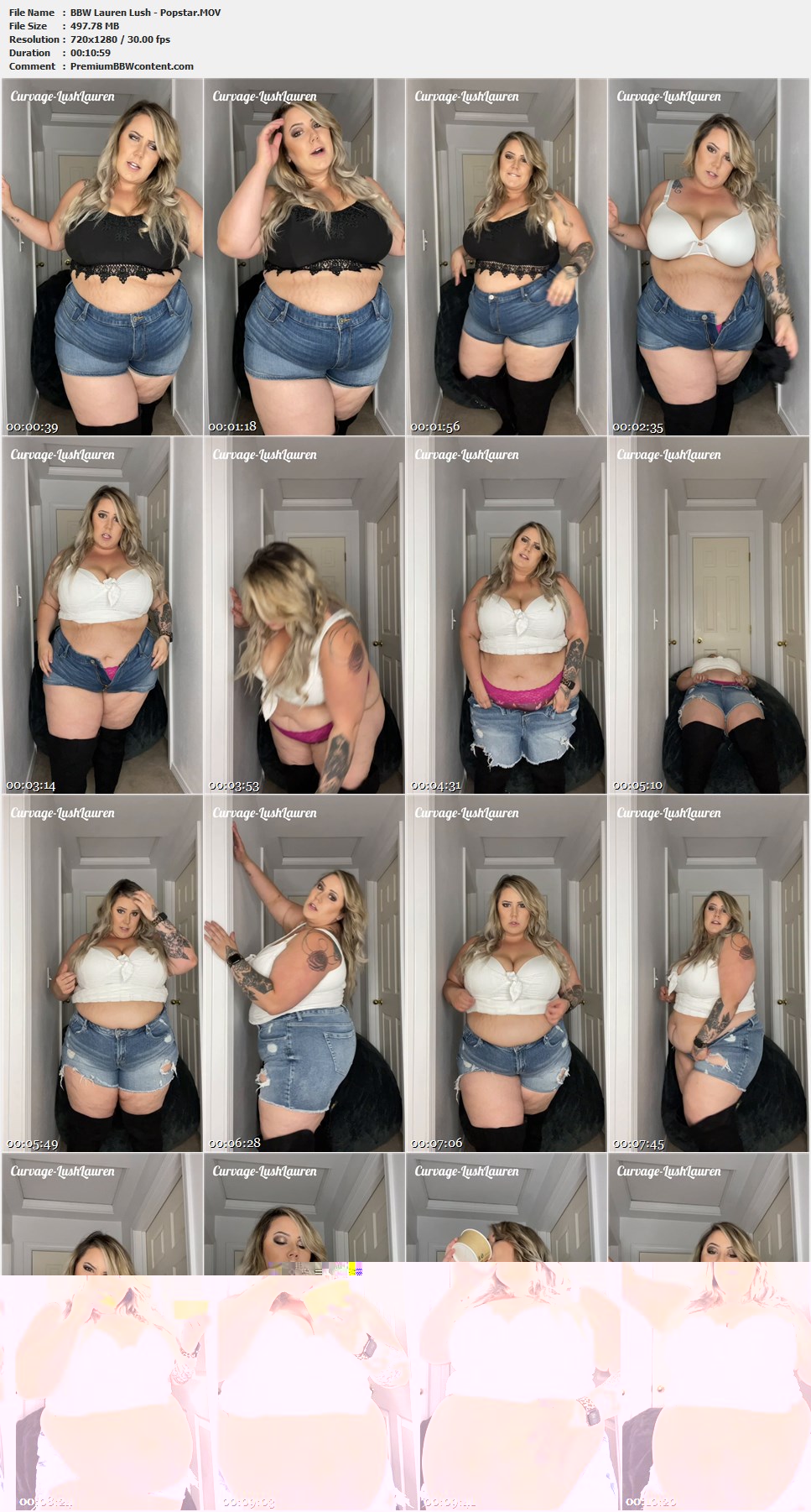 BBW Lauren Lush - Popstar thumbnails