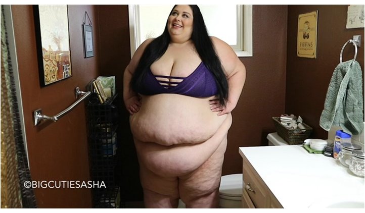 SSBBW Sasha - 2017 weigh in
